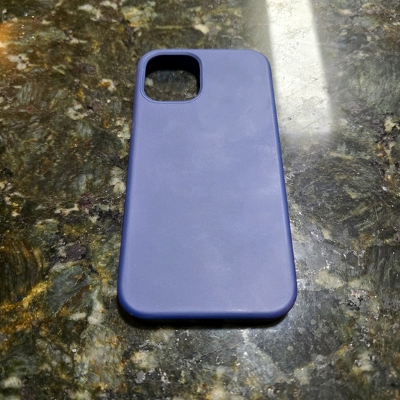 iPhone 12 Mini, Ornarto Silicone/Felt Microfiber, Soft Touch Slim Phone Case - Picture 1 of 8